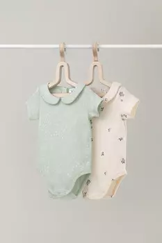 Боди для новорожденных CROCKID, К 6540-2уп, цвет - бежевый