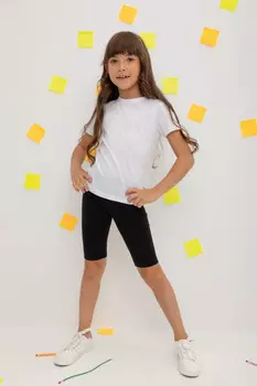 Бриджи для девочек CROCKID, К 400579/1, цвет - черный