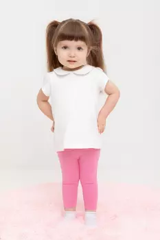 Бриджи для девочек CROCKID, КП 4321, цвет - розовый