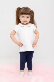 Бриджи для девочек CROCKID, КП 4321, цвет - синий