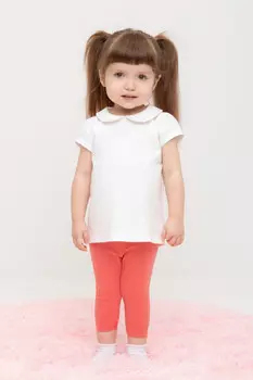 Бриджи для девочек CROCKID, КП 4321, цвет - красный