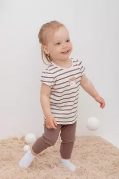 Бриджи для девочек CROCKID, КР 400597, цвет - коричневый