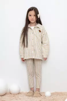 Бриджи для девочек CROCKID, КР 400617, цвет - сахар