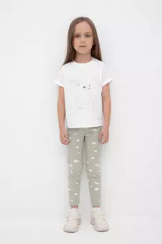 Бриджи для девочек CROCKID, КР 4074, цвет - хаки