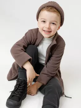 Брюки для девочек CROCKID, ФЛ 40006/7 ГР, цвет - темно-серый