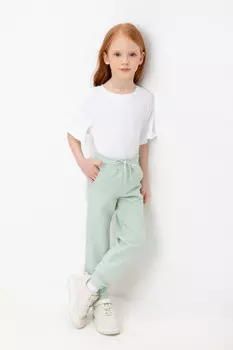 Брюки для девочек CROCKID, К 400699, цвет - голубой