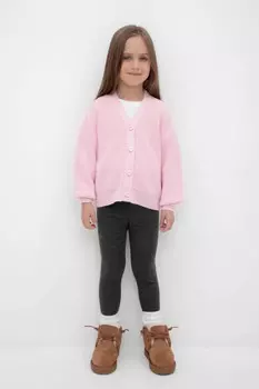 Брюки для девочек CROCKID, К 421, цвет - темно-серый