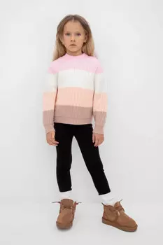 Брюки для девочек CROCKID, К 422/ш, цвет - черный