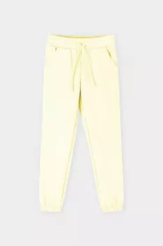 Брюки для девочек CROCKID, КП 400455, цвет - желтый