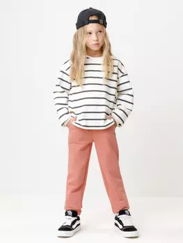 Брюки для девочек CROCKID, КП 400458, цвет - розовый