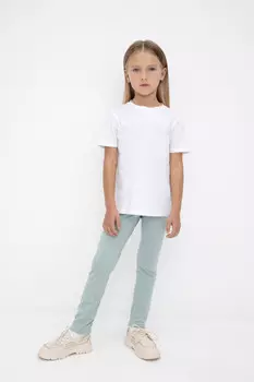 Брюки для девочек CROCKID, КР 400450, цвет - голубой