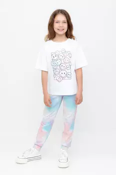 Брюки для девочек CROCKID, КР 400535, цвет - розовый