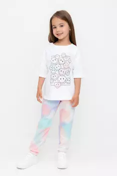 Брюки для девочек CROCKID, КР 400535, цвет - розовый