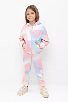 Брюки для девочек CROCKID, КР 400536, цвет - мульти