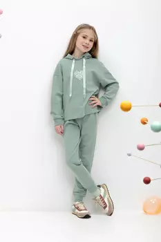 Брюки для девочек CROCKID, КР 400547, цвет - минт