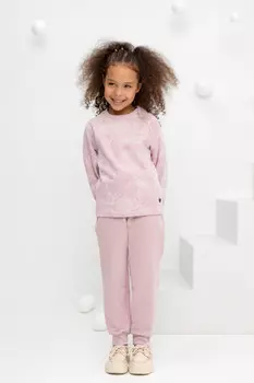 Брюки для девочек CROCKID, КР 400620, цвет - розовый