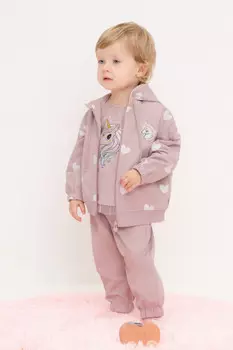 Брюки для девочек CROCKID, КР 400643, цвет - розовый