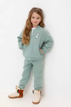 Брюки для девочек CROCKID, КР 400762, цвет - минт