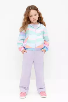 Брюки для девочек CROCKID, КР 400786, цвет - фиолетовый