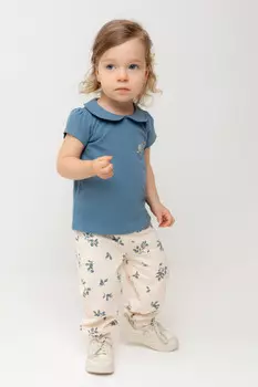 Брюки для девочек CROCKID, КР 400816, цвет - светло-бежевый