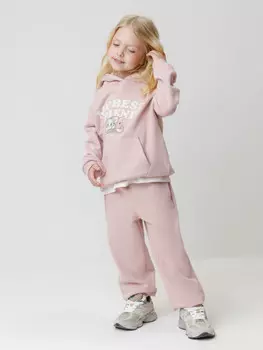 Брюки для девочек CROCKID, КР 400850, цвет - розовый