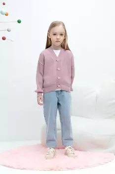 Брюки для девочек CROCKID, ТК 46137 ВСТ, цвет - голубой