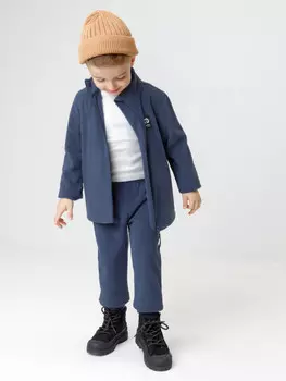 Брюки для мальчиков CROCKID, ФЛ 40006-1/13 ГР, цвет - синий