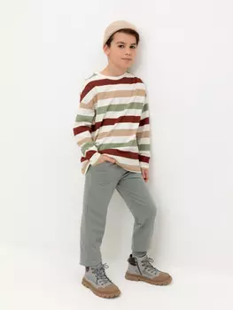 Брюки для мальчиков CROCKID, К 400457-1, цвет - зеленый