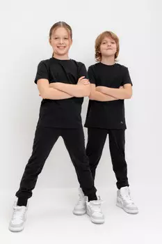 Брюки для мальчиков CROCKID, К 400563-1/1, цвет - черный