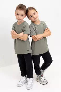 Брюки для мальчиков CROCKID, К 400563/1, цвет - черный