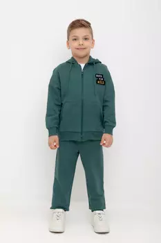 Брюки для мальчиков CROCKID, К 400704, цвет - зеленый