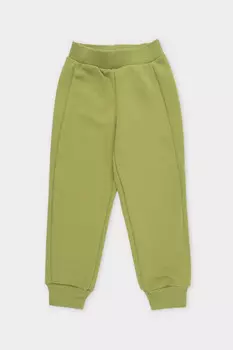 Брюки для мальчиков CROCKID, КП 400652, цвет - зеленый