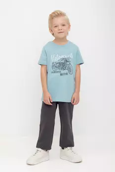 Брюки для мальчиков CROCKID, КП 400717, цвет - темно-серый