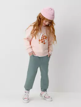 Брюки для мальчиков CROCKID, КП 400755, цвет - зеленый