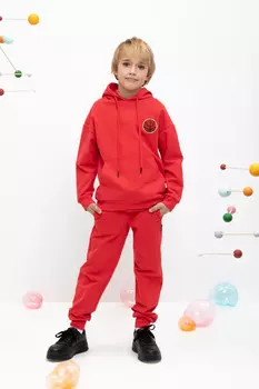 Брюки для мальчиков CROCKID, КР 400464, цвет - красный