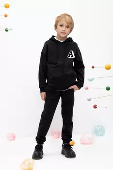 Брюки для мальчиков CROCKID, КР 400464, цвет - черный3