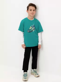 Брюки для мальчиков CROCKID, КР 400583-1, цвет - черный