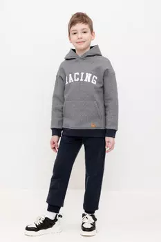 Брюки для мальчиков CROCKID, КР 400587, цвет - темно-синий