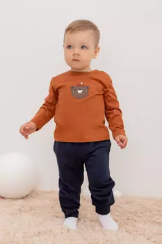 Брюки для мальчиков CROCKID, КР 400602, цвет - темно-синий