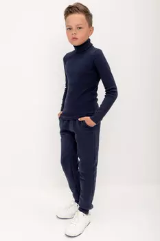 Брюки для мальчиков CROCKID, КР 400603, цвет - темно-синий