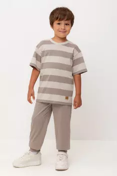 Брюки для мальчиков CROCKID, КР 400633, цвет - коричневый