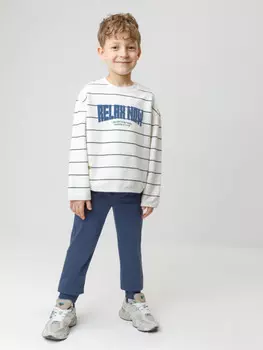 Брюки для мальчиков CROCKID, КР 400633, цвет - синий