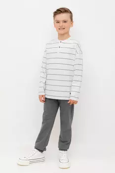 Брюки для мальчиков CROCKID, КР 400638, цвет - темно-серый