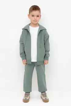 Брюки для мальчиков CROCKID, КР 400661, цвет - зеленый