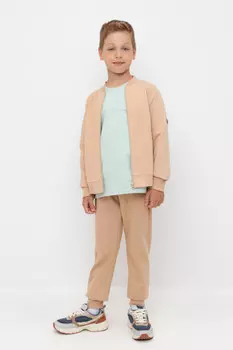 Брюки для мальчиков CROCKID, КР 400694, цвет - бежевый