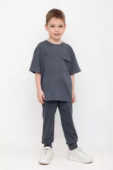 Брюки для мальчиков CROCKID, КР 400739, цвет - темно-синий