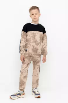 Брюки для мальчиков CROCKID, КР 400746, цвет - бежевый