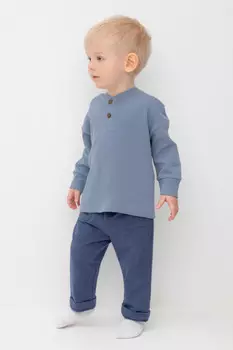 Брюки для мальчиков CROCKID, КР 400747, цвет - синий