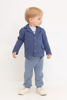 Брюки для мальчиков CROCKID, КР 400748, цвет - голубой