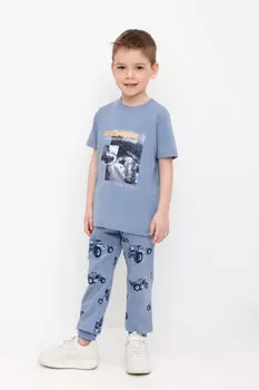 Брюки для мальчиков CROCKID, КР 400749, цвет - голубой